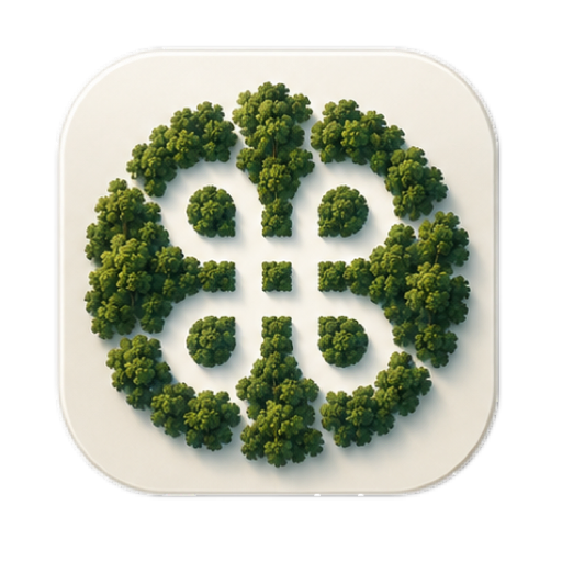 The Canopy CMD icon, a command symbol formed by treetops